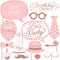 Big Dot of Happiness Pink Rose Gold Birthday - Happy Birthday Party Photo Booth Props Kit - 20 Count
